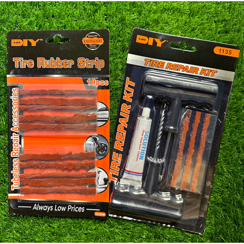 MR DIY TIRE REPAIR KIT COMPLETE SET FOR TUBELESS TIRES Shopee