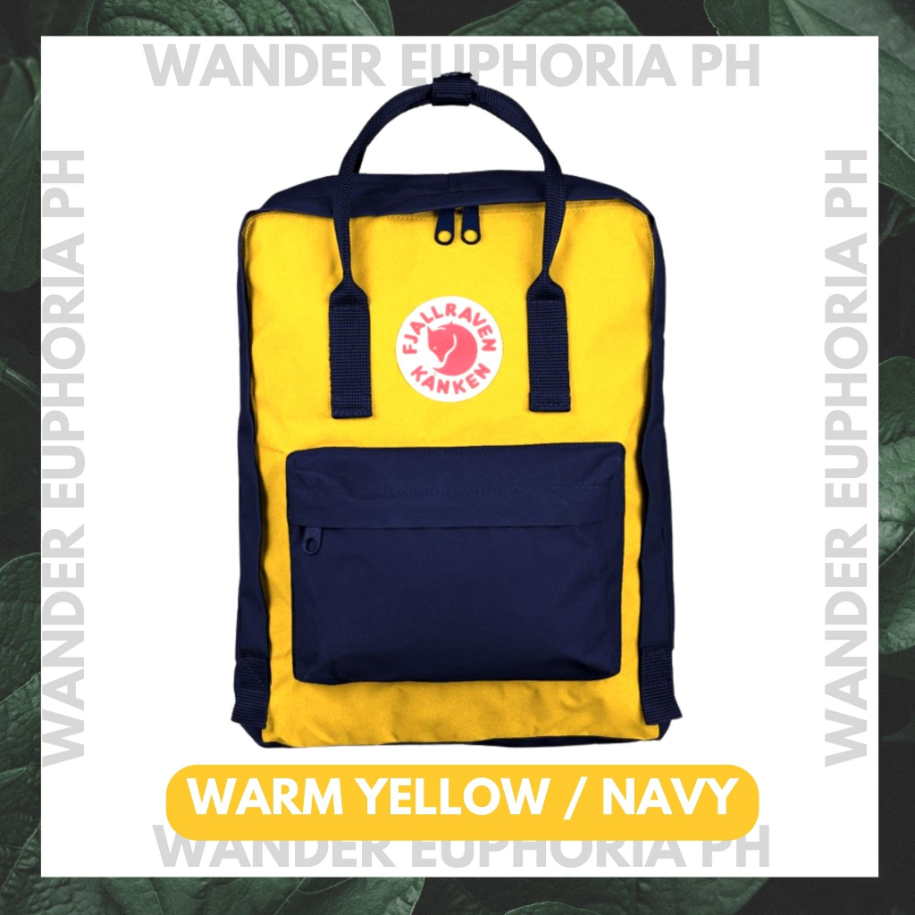 Fjallraven kanken yellow big backpack sale