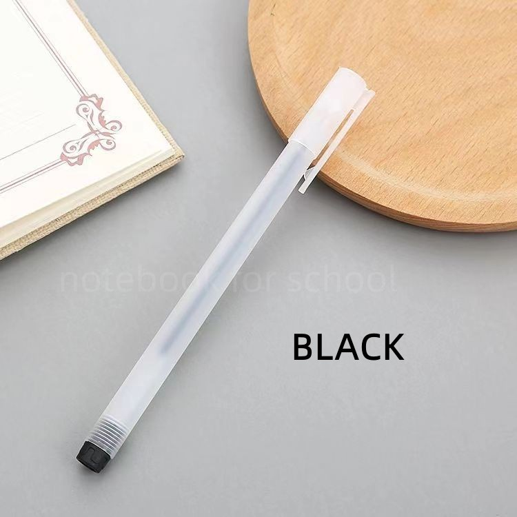 Muji Style Sign Pen Refillable Smooth Writing Ballpen Stationery 0.5mm ...