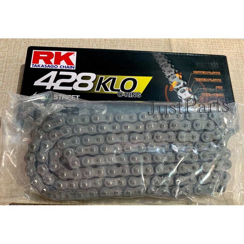 RK TAKASAGO RACING CHAIN ORING TYPE 428KLO (with Chain Lock) | Shopee ...