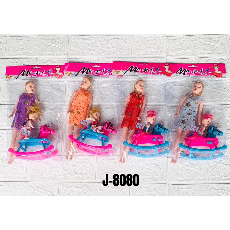Ordinary Barbie Doll with Trojan Horse Sitting Doll Toy J-8080 | Shopee