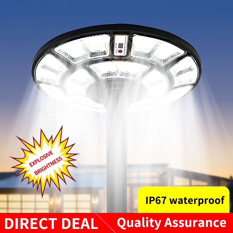 UFO Solar Street Light Solar Outdoor Lighting 5000W Spotlight LED Light ...