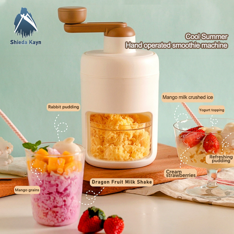 Ice Crusher Ice Shaver Manual Ice Crusher Portable Ice Crusher with Ice