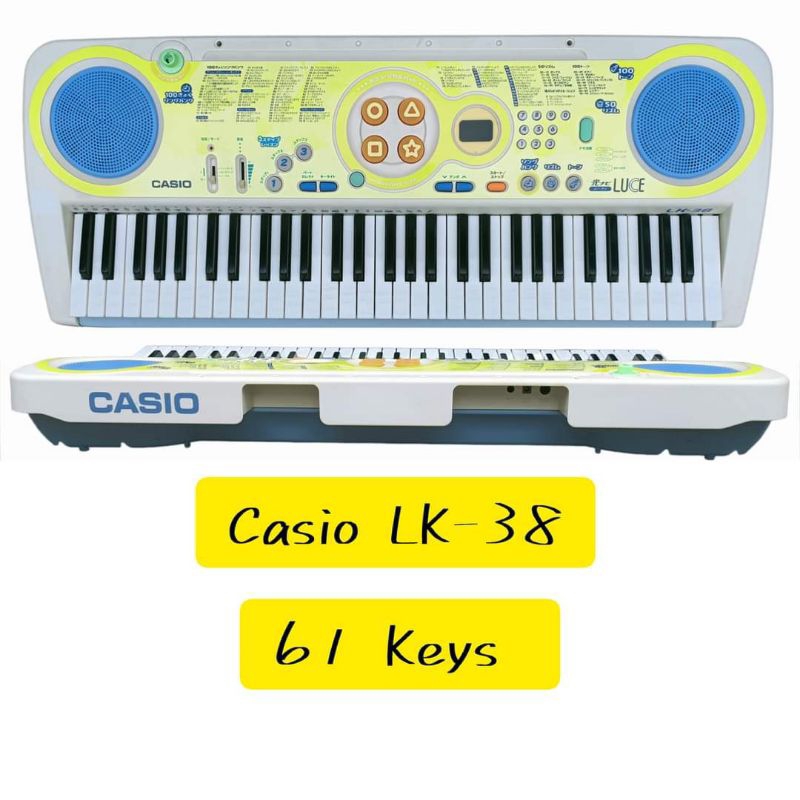 Casio LK 38 61 Keys Japan Surplus Keyboard Piano