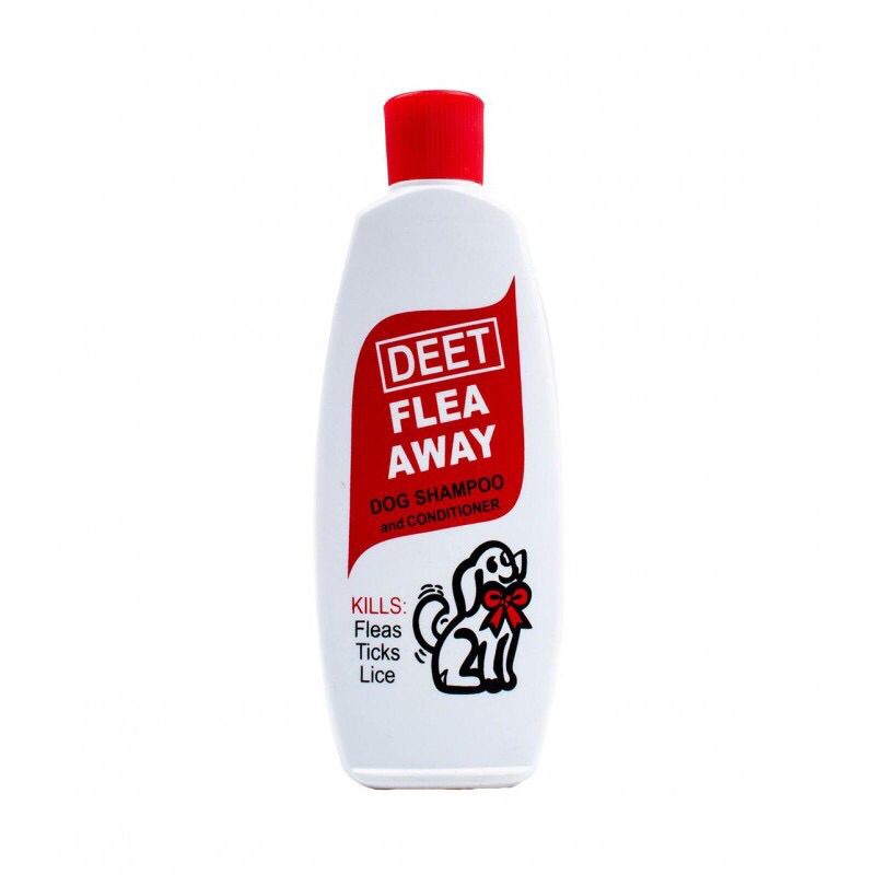 DEET FLEA AWAY Dog Shampoo And Conditioner 120 ML (Kills Fleas, Ticks