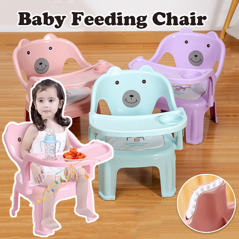 2 In 1 Cute Baby Feeding Chair Multifunctional Kids Dining Chair Kids ...