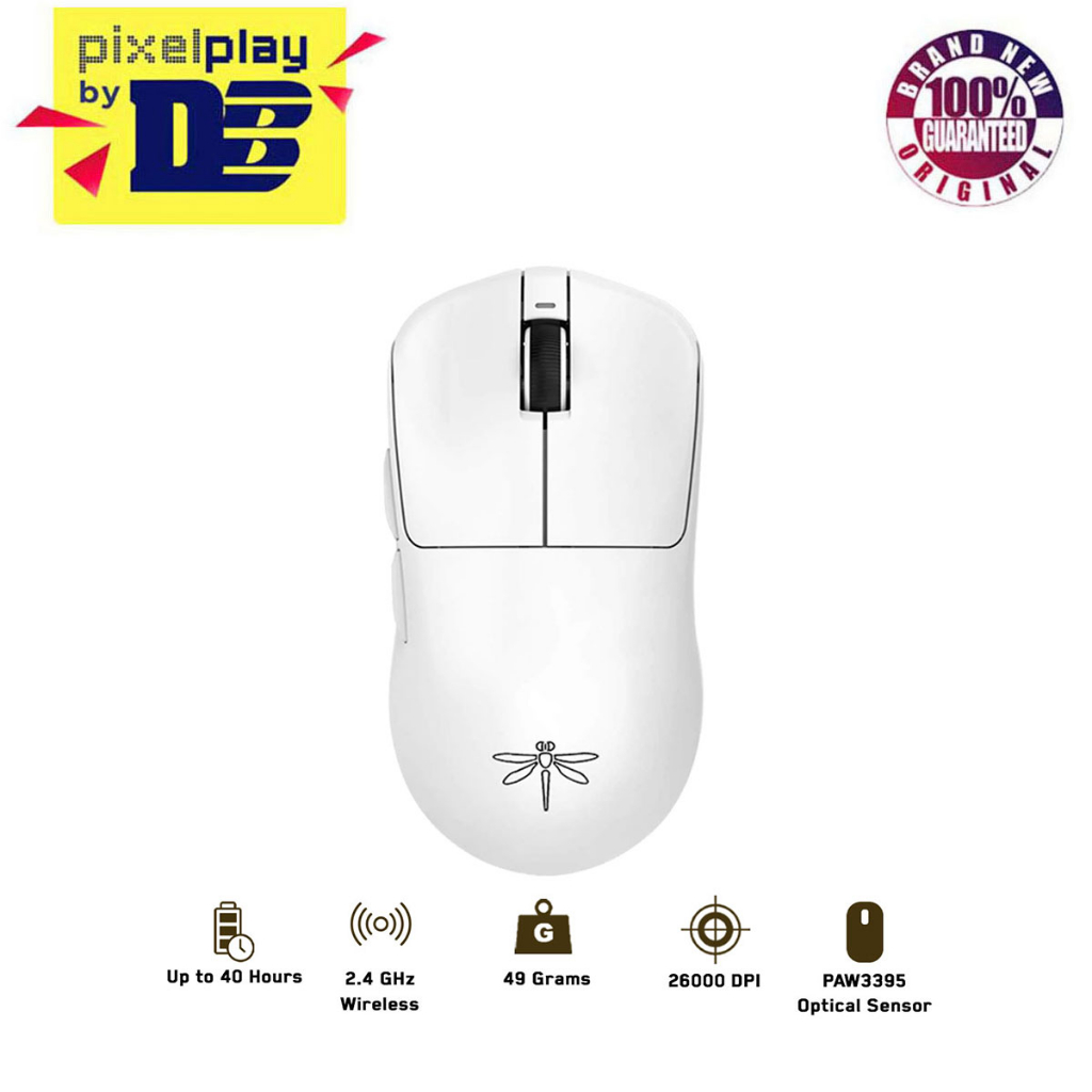 VGN Dragonfly F1 Wireless Gaming Mouse (White) | Shopee Philippines