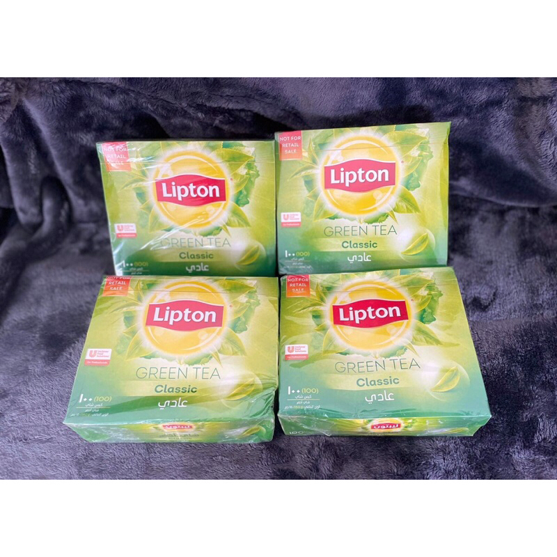 Lipton ClaSSiC Green Tea 100 bags, EXPIRY January 2025 Shopee