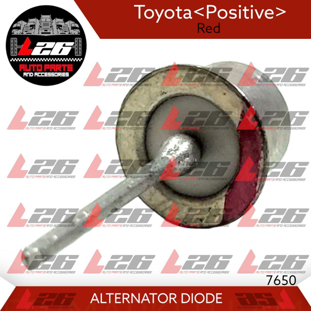 Toyota ALTERNATOR DIODE for Toyota 7650 Positive Red Shopee Philippines