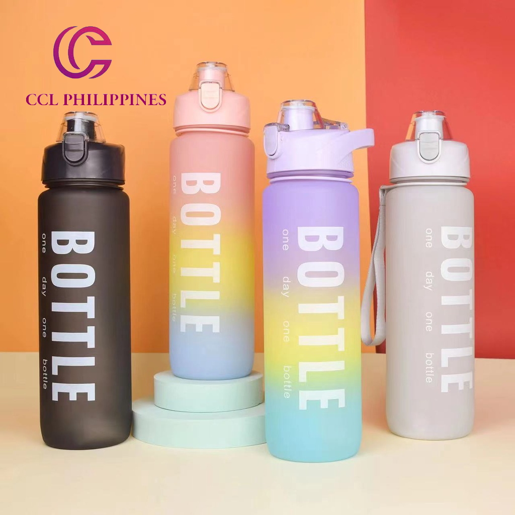 CCL PH 1000ML Water Bottle 1Liter Water Bottle 1L Jumbo Pastel Sports ...