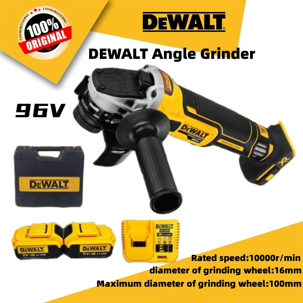 DeWALT Original Electric Powerful 96V Angle Grinder Polisher Long