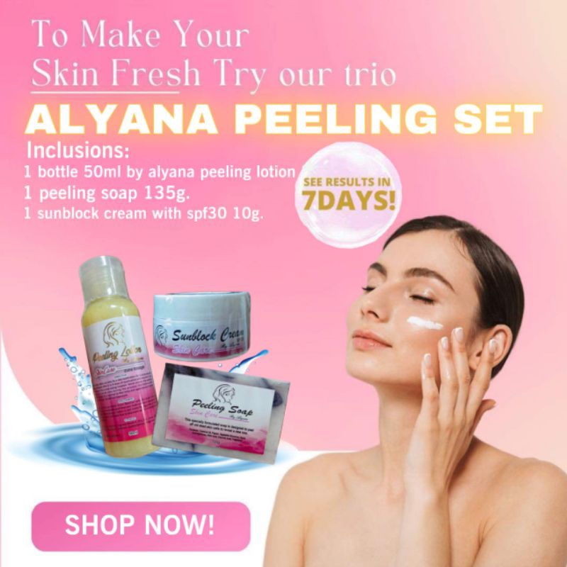 PEELING LOTION BY ALYANA PH., Online Shop Shopee Philippines