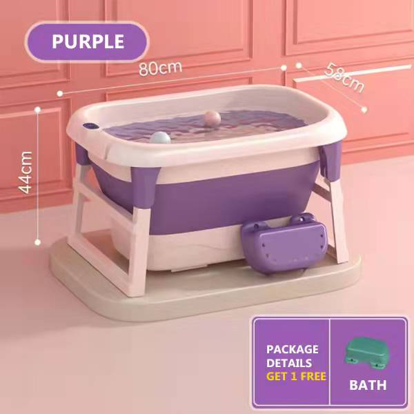 Portable Bath Tub For Adult Ousehold Child Adult Folding Bathtub Large Thickening With