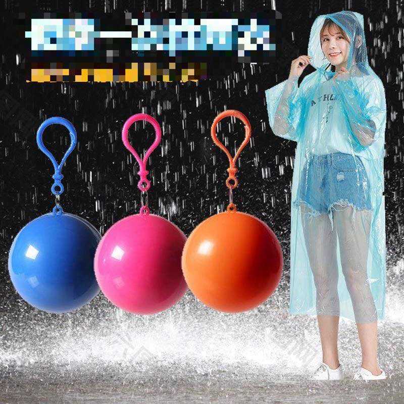 Disposable Raincoat Ball Mini Storage Ball Portable Outdoor Activities ...