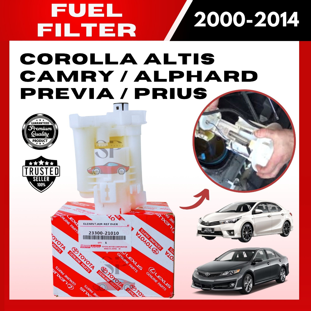 FUEL FILTER for TOYOTA ALPHARD (2002-2008) / CAMRY (2001-2012 ...