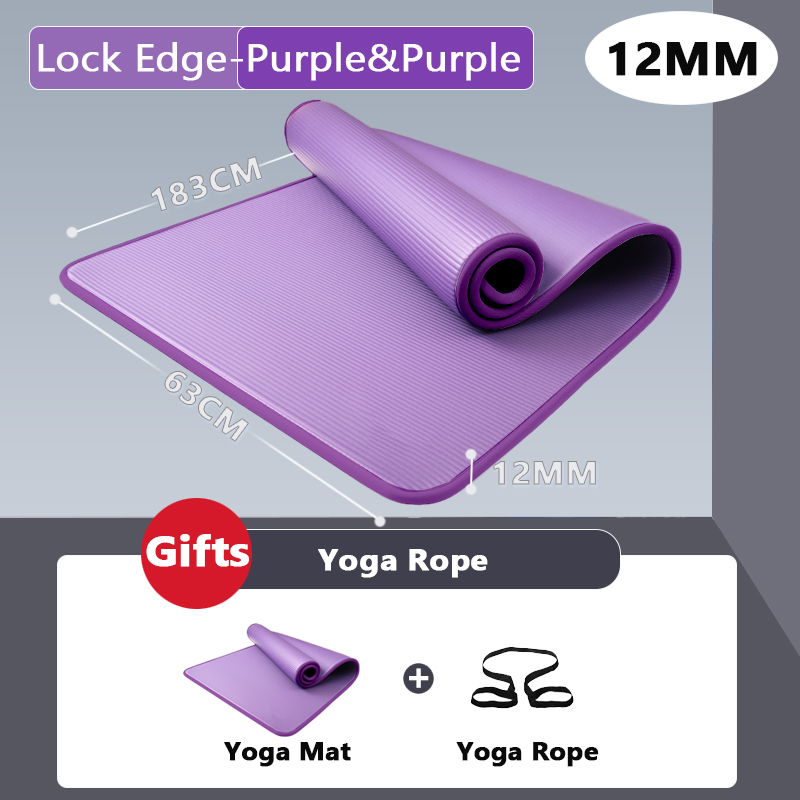 Olyhealth Exercise and Fitness Yoga Mat with Straps (Large