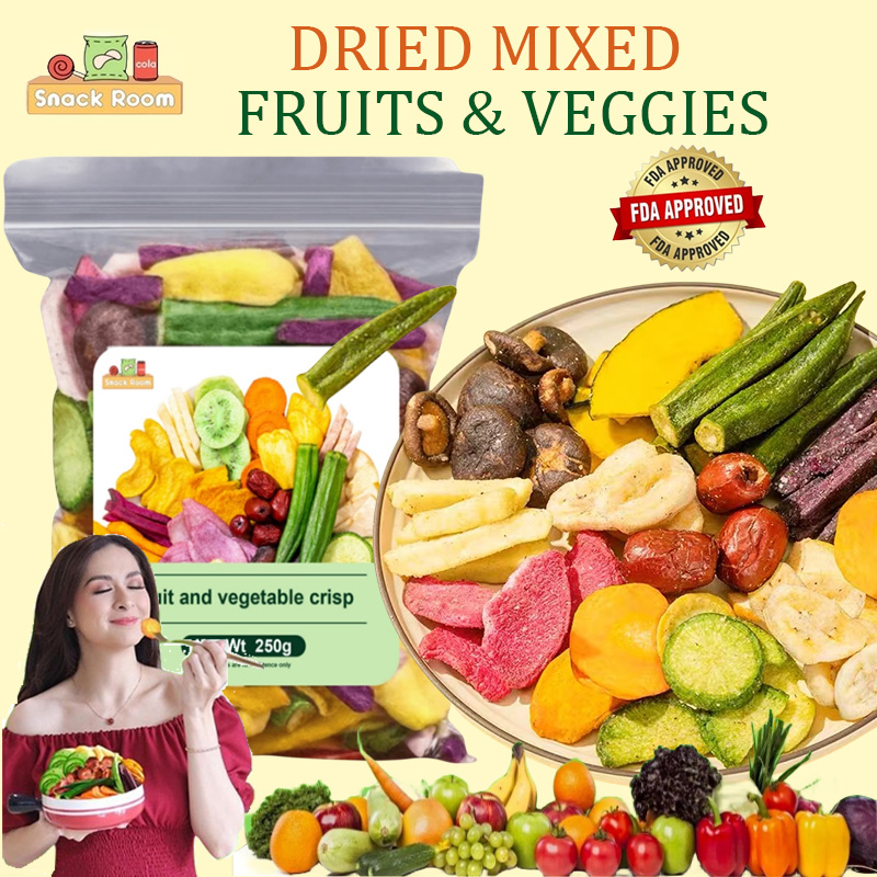Mix Fruit and vegetable crisp Mixed Vegetables dry dried fruit chips