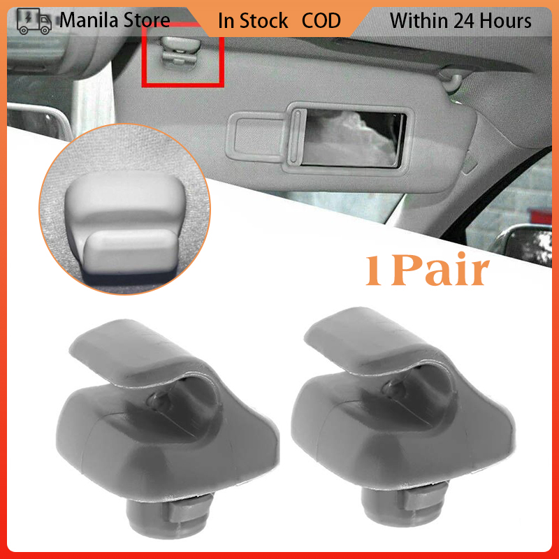 1pair Car Sun Visor Clip Antidazzele Visor Clips Fastener For Honda ...