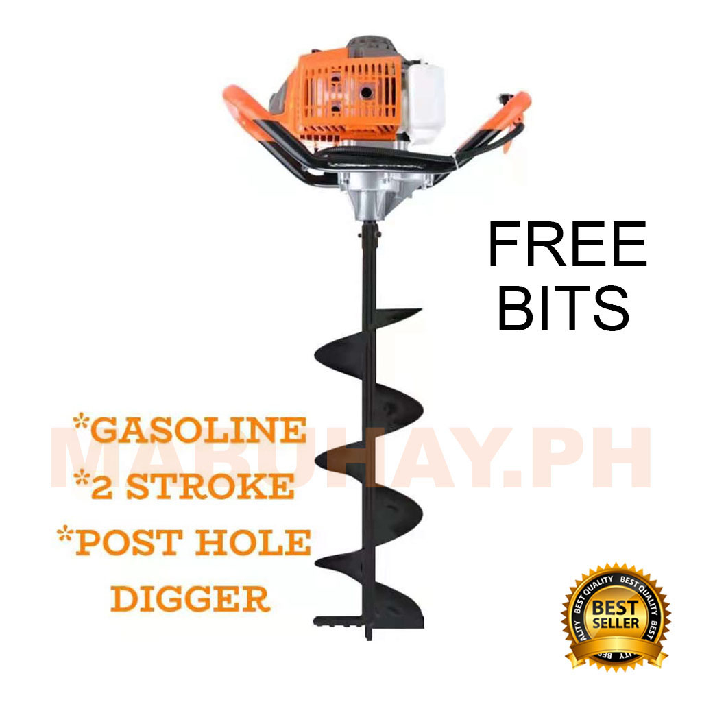 EARTH AUGER MACHINE 2STROKE ENGINE WITH 1PCS BIT 52CC Shopee Philippines