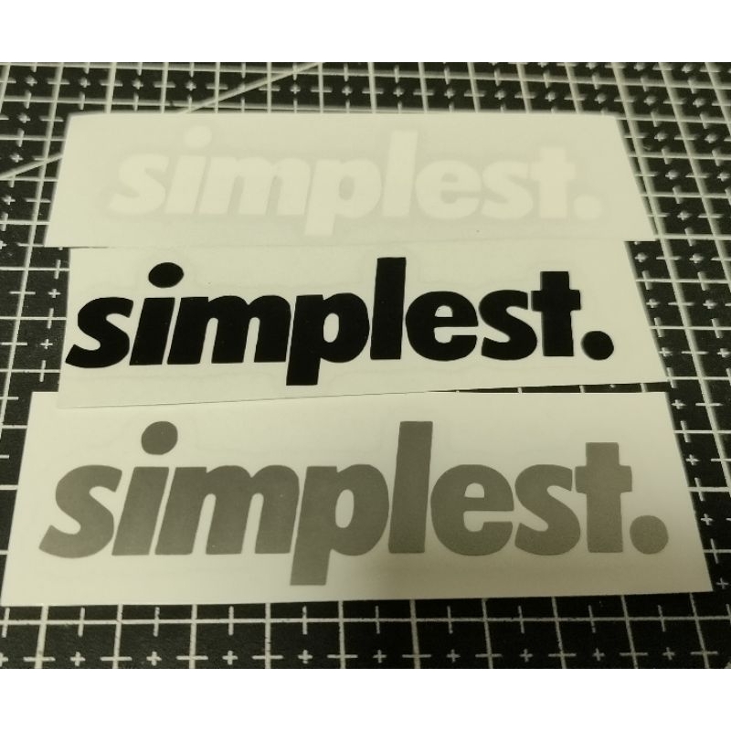 simplest decal sticker | Shopee Philippines