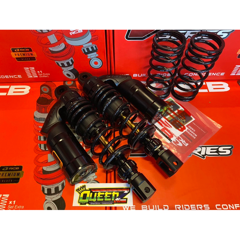 RCB VS Series Premium Black 275mm Dual Shock (Semi Lowerd) For Nmax v2 ...