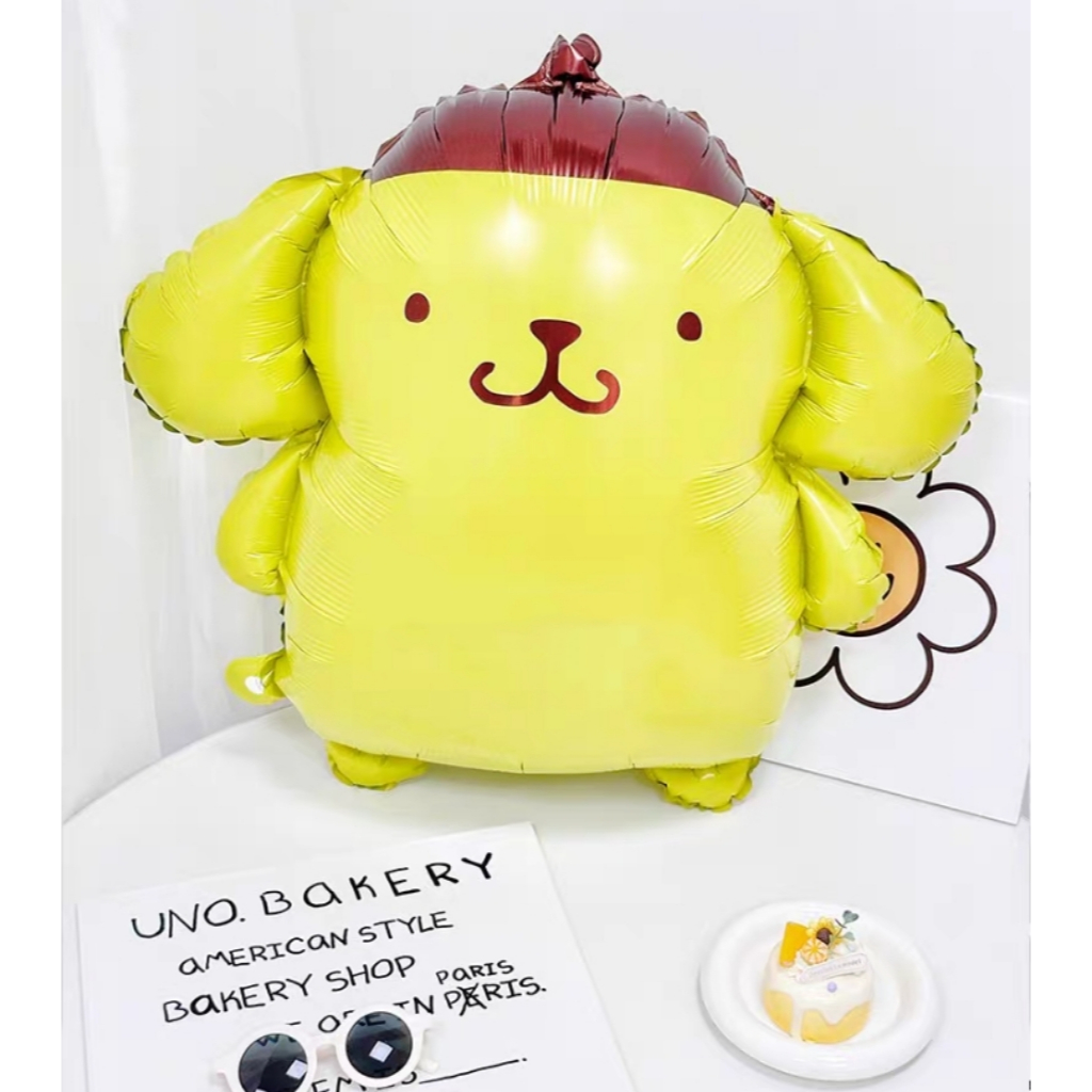 Pompom Purin Dog 31 inches Sanrio theme Happy birthday party decoration ...