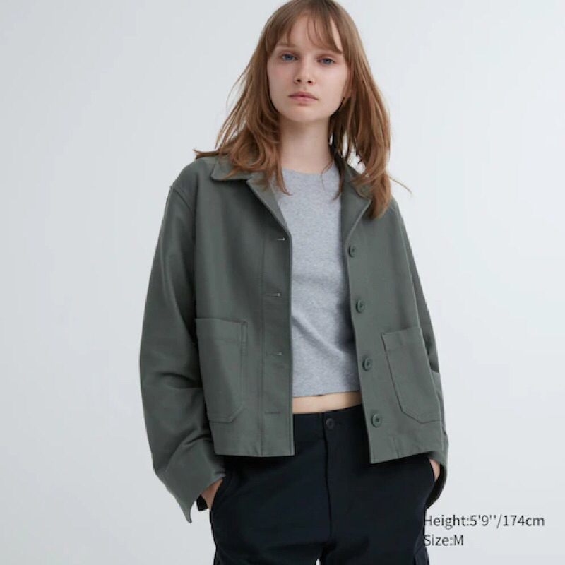 Uniqlo Jersey Relaxed Jacket | Shopee Philippines