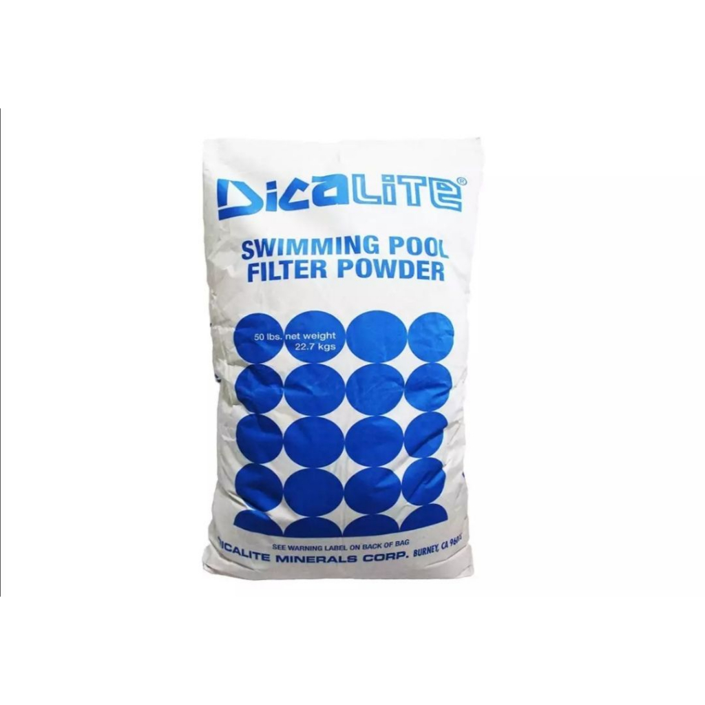 Dicalite Diatomaceous Earth Pool DE Filter Powder 50lbs. for Swimming