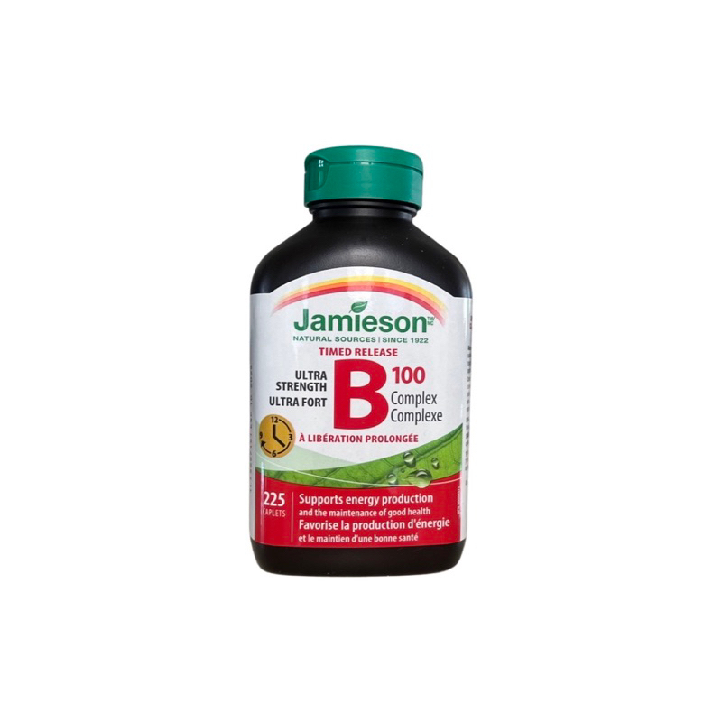 Jamieson Ultra Strength B100 Complex Caplets, 225-count | Shopee ...