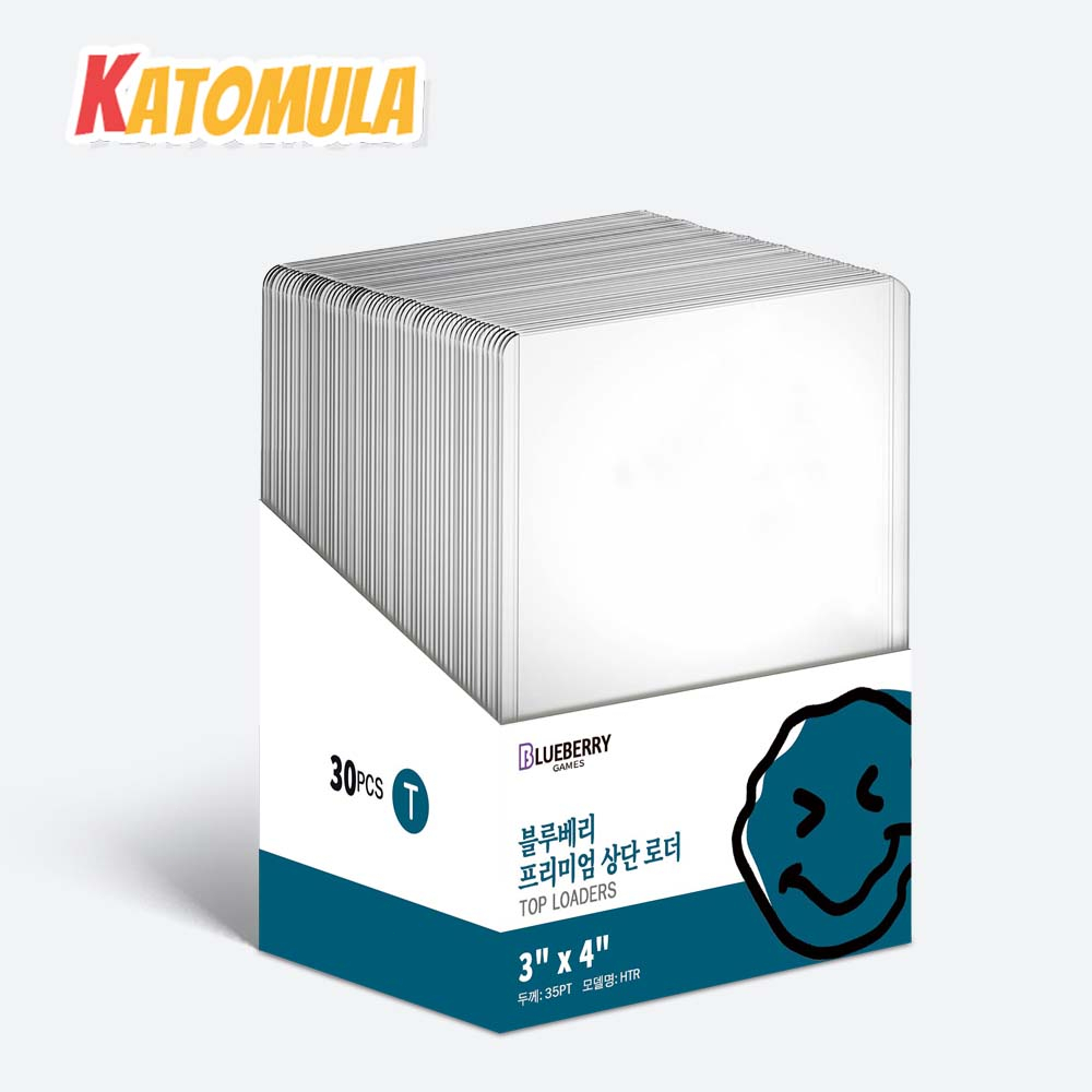 30pcs Blueberry Toploader For Photocard Toploaders Lomo Pokemon Card