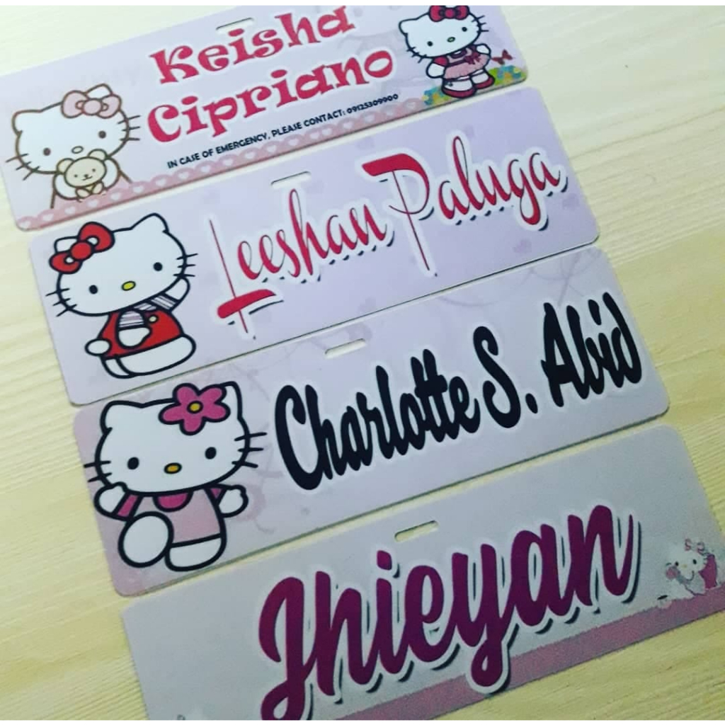 NAME PLATE//PVC NAMETAG // NAME PLATE // PERSONALIZED NAME PLATE