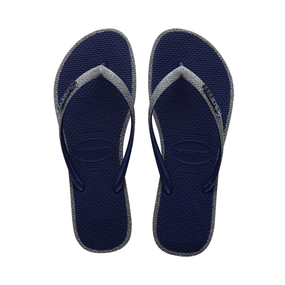 Navy blue 2024 havaianas slim