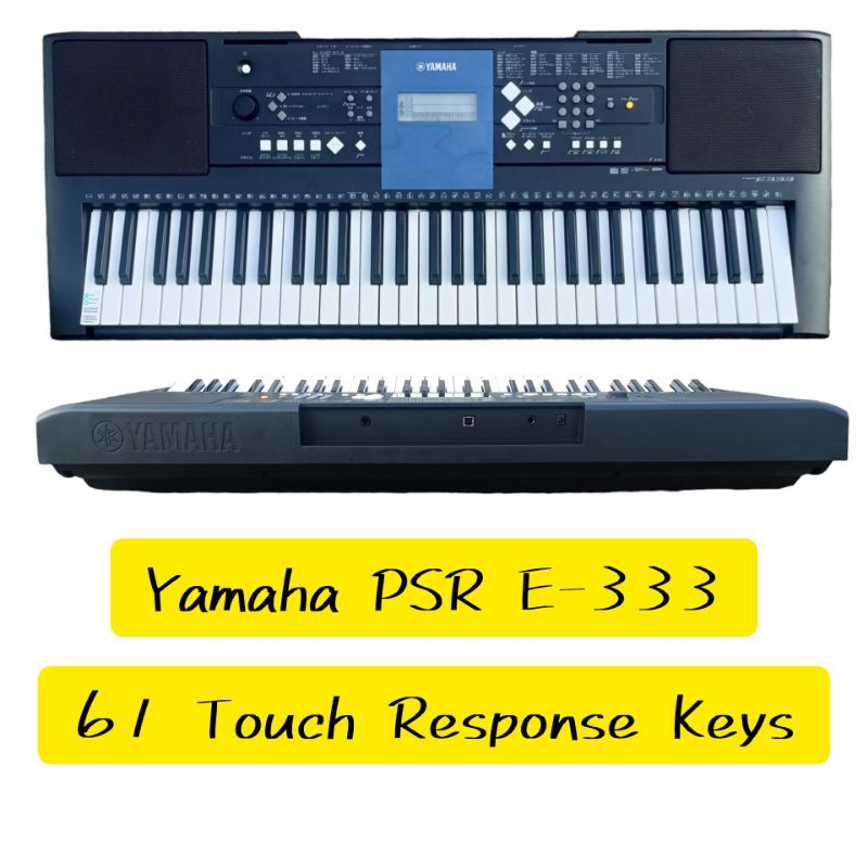 Yamaha PSR E-333 (Touch Response) | Shopee Philippines