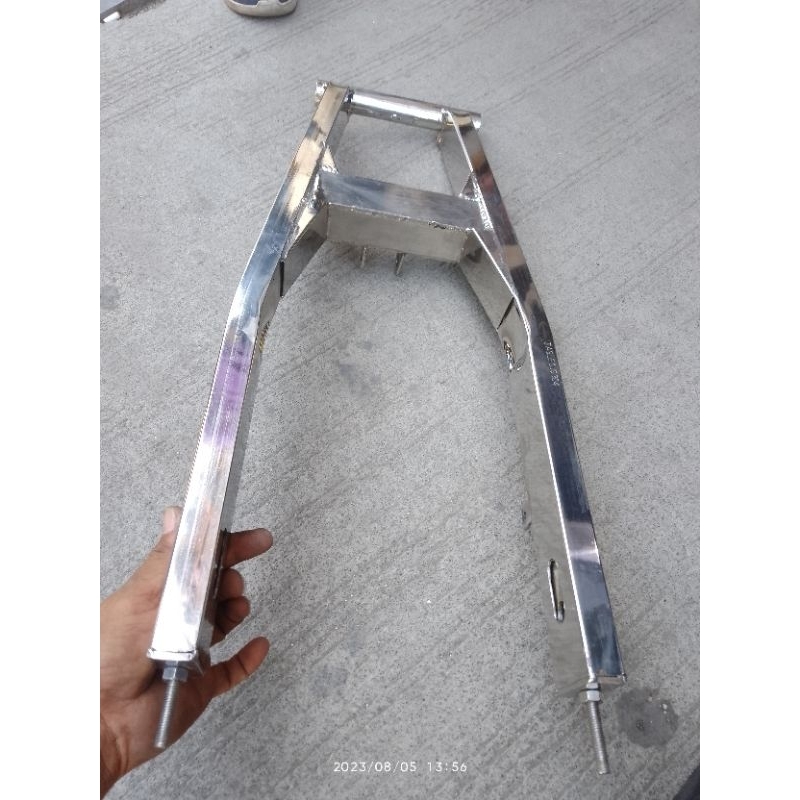 Suzuki Gixxer 150 Swing Arm Stainless with Stainless Adjuster, W/ out