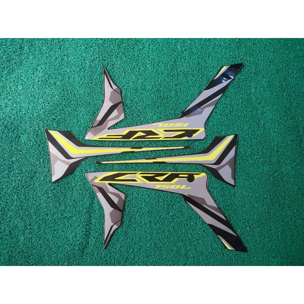 HONDA CRF 150 19 YELLOW GREEN Stock Decal/Sticker Shopee Philippines