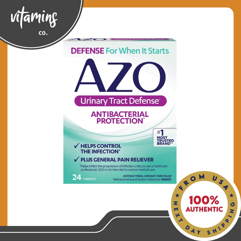 AZO Urinary Tract Defense Antibacterial Protection Helps Control UTI