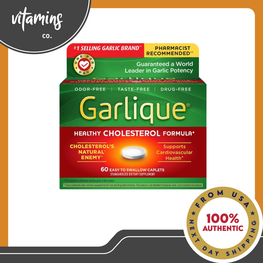 Garlique Healthy Cholesterol Formula, Supports Cardiovascular Health