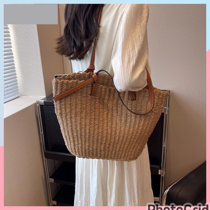 Woven Rattan Shoulder Bag | Shopee Philippines