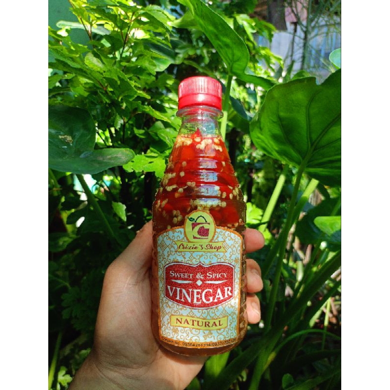 Sweet And Spicy Vinegar 350ml With Ground Pepper Sukang Atchara