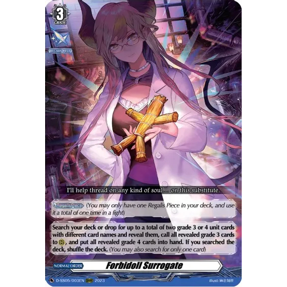 Forbidoll Surrogate (D-SS05/003EN ORRR) - Cardfight!! Vanguard ...