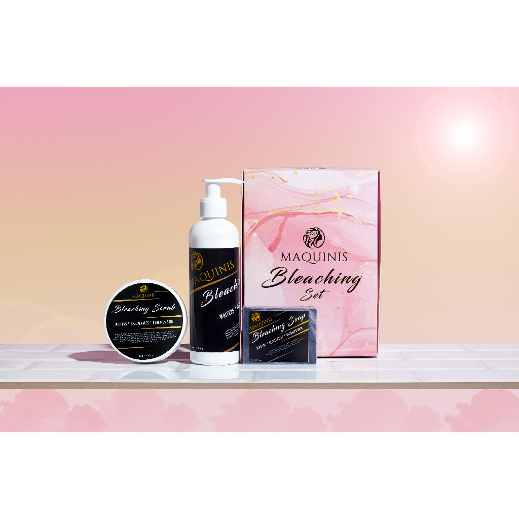 Maquinis BLEACHING SET (Whitening, Exfoliating, Moisturising, For Dark
