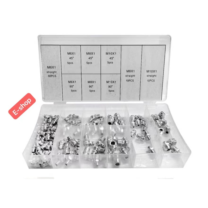 Estore 110pc Hydraulic Grease Fitting Assortment Set Shopee Philippines