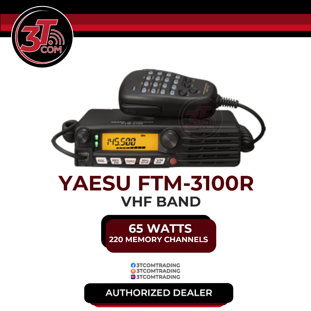 YAESU FTM3100R Analog FM Single Band 2Meter TRANSCEIVER Shopee