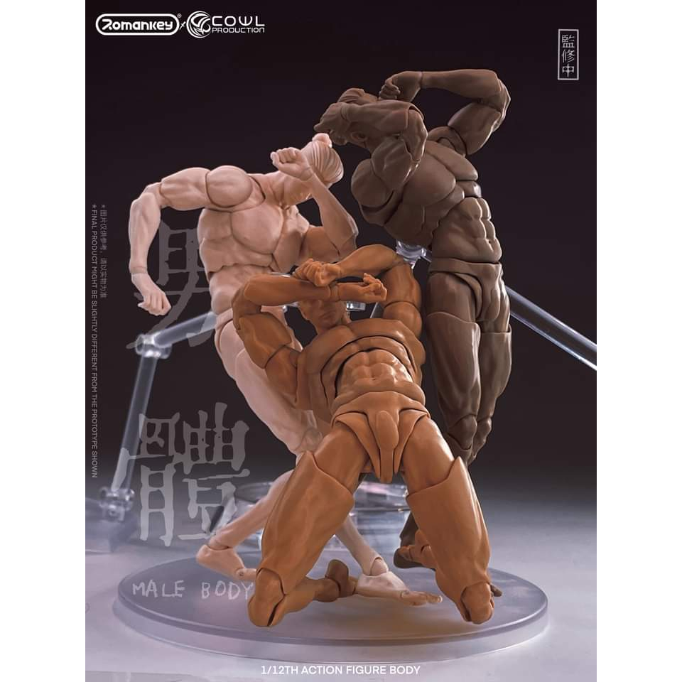 Romankey X COWL 1/12 Action Figure Male Body( | Shopee Philippines
