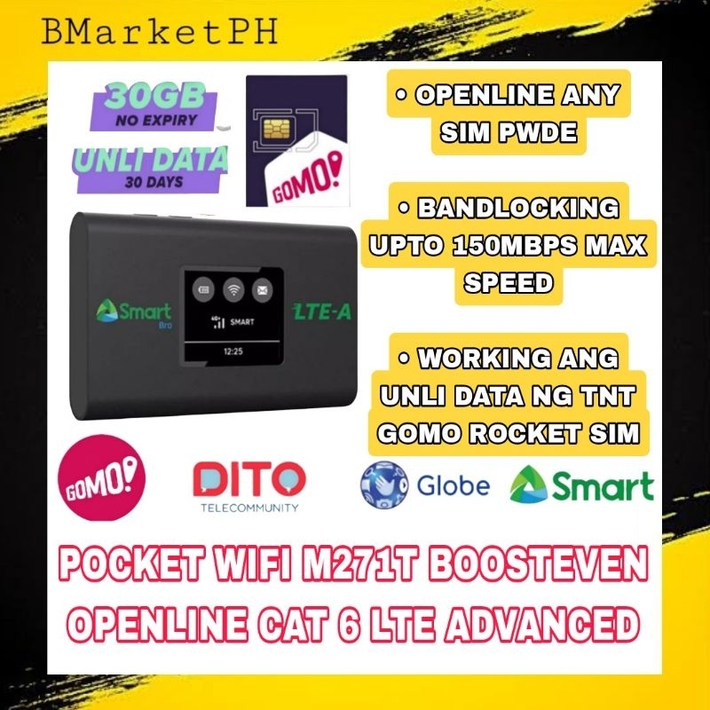 GOMO POCKET WIFI OPENLINE ( Fast Delivery ) | Shopee Philippines