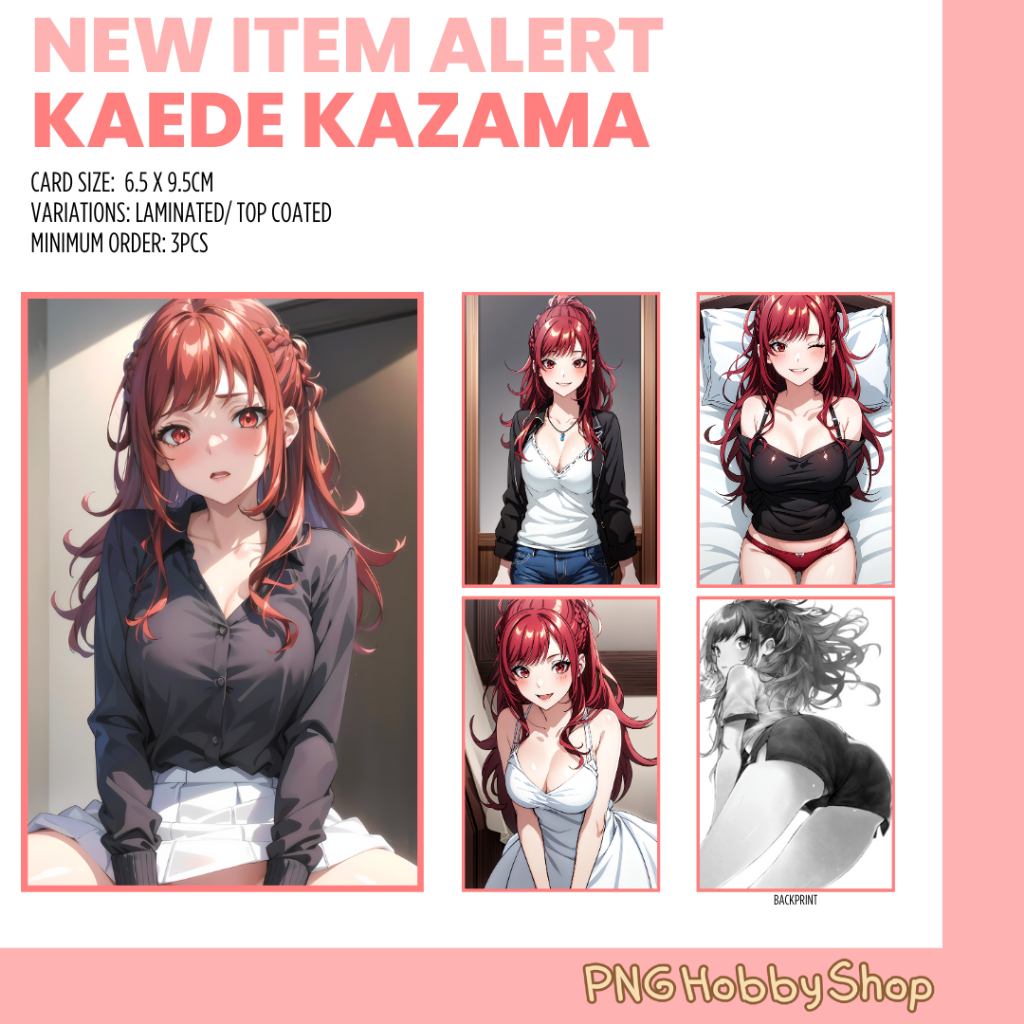 Kaede Kazama I Got A Cheat Skill In Another World Anime Photocards And Keychains Shopee