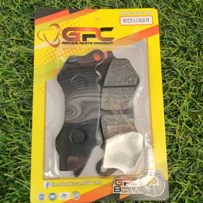 Brake pad Rfi V1 (Front) GPC | Shopee Philippines