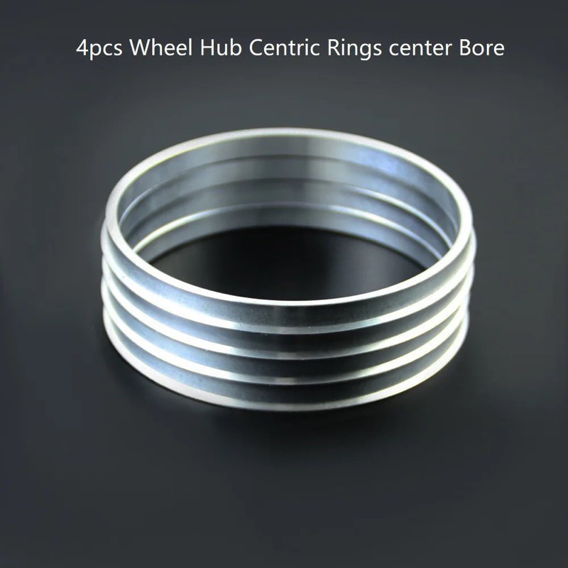 One set of 4 hub centric rings with O.D. of 106mm and I.D- 67 mmmade of ...