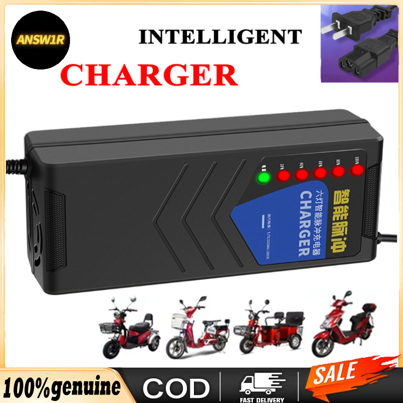 (3 Days Delivery)Electric bicycle charger 48V 60V 70V 12ah 20ah Intelligent charger battery 48V