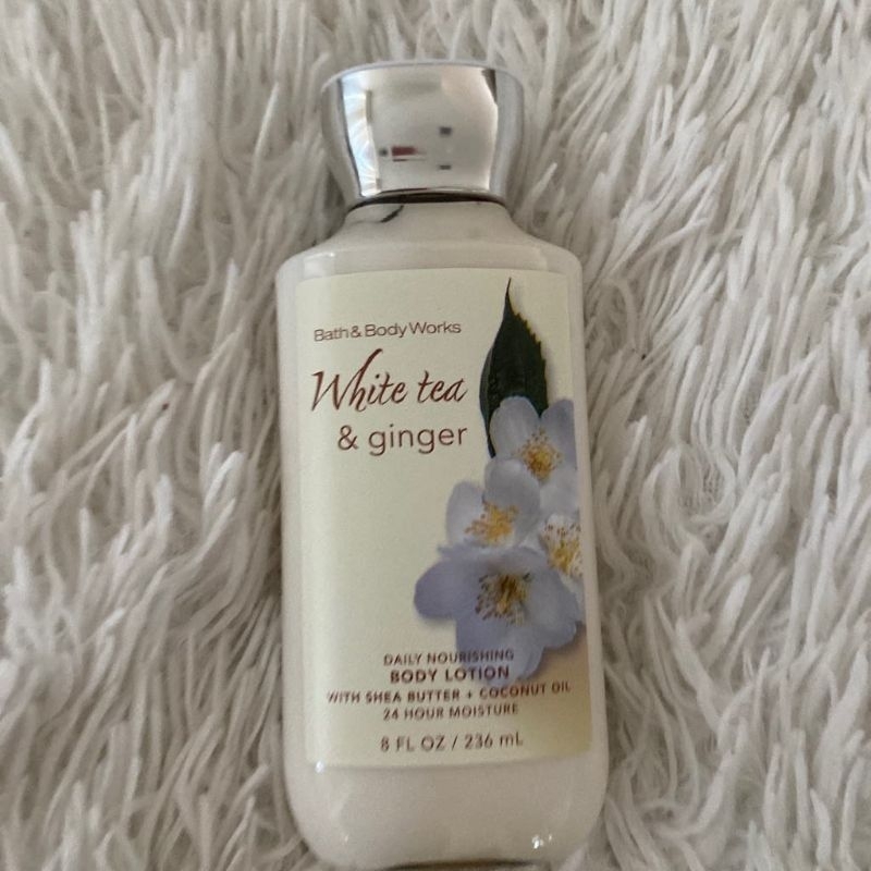 Bath and Body Works White Tea & Ginger From USA (Mist, Lotion, Body Wash,BodyCream) Shopee
